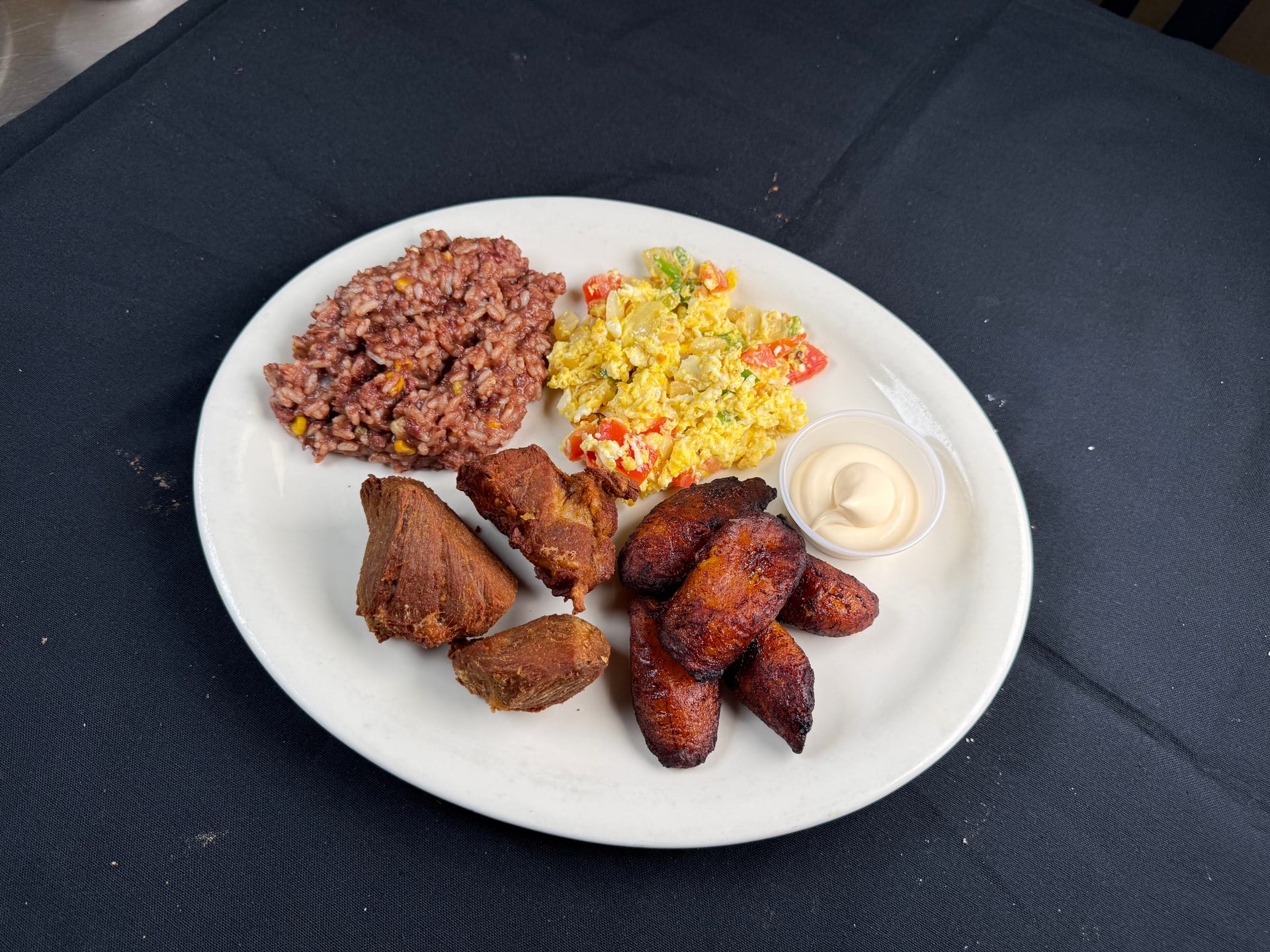 Detalle de preparación en cocina